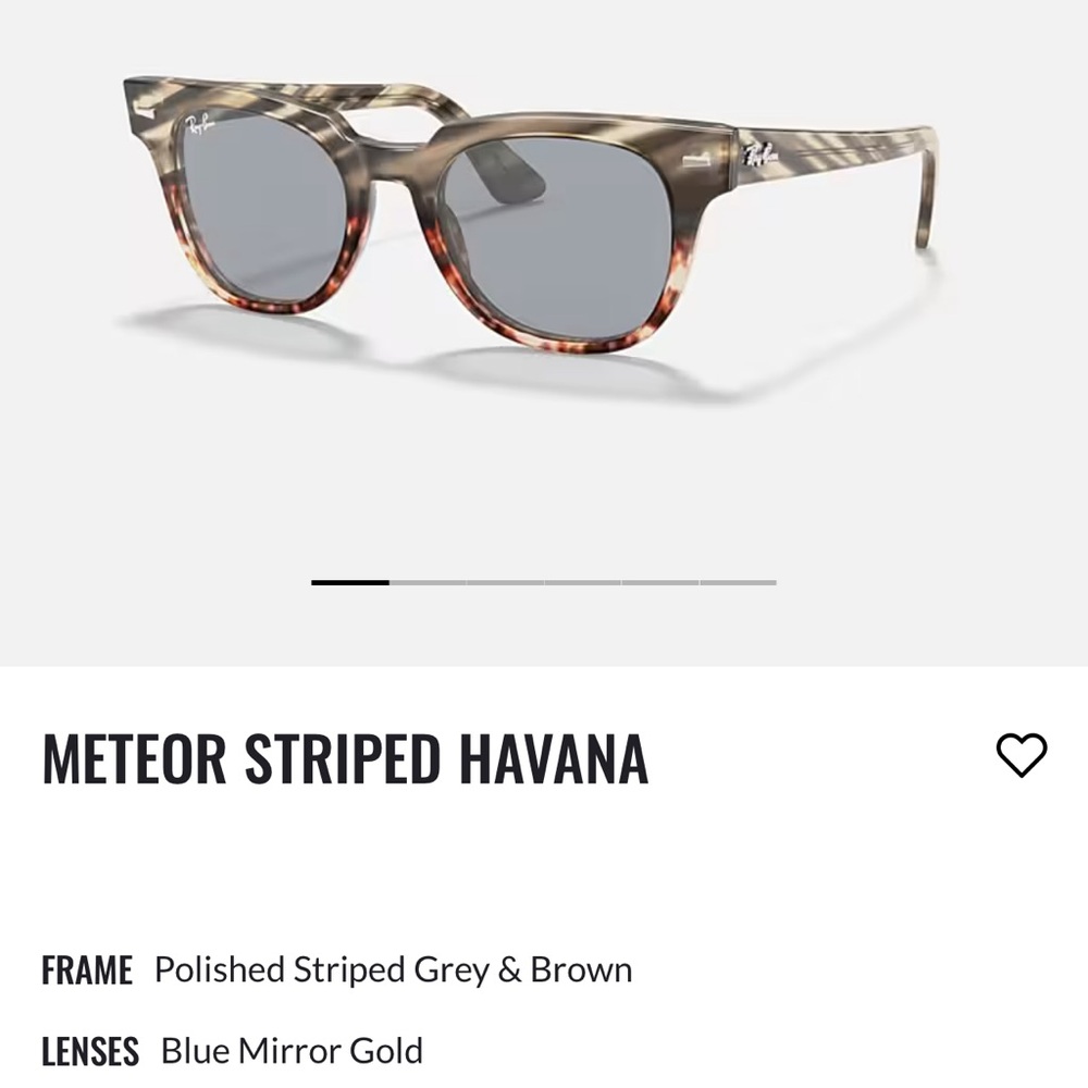 Ray Ban meteor striped Havana